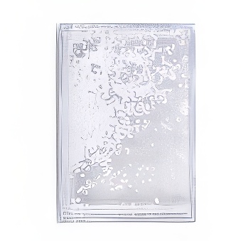Liquid photo frame - snowflakes