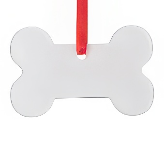 Acrylic pendant for sublimation and engraving - bone