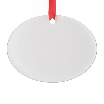 Acrylic pendant for sublimation and engraving - oval