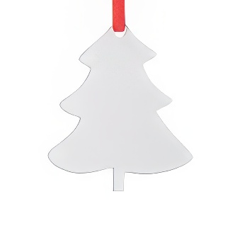 Acrylic pendant for sublimation and engraving - christmas tree