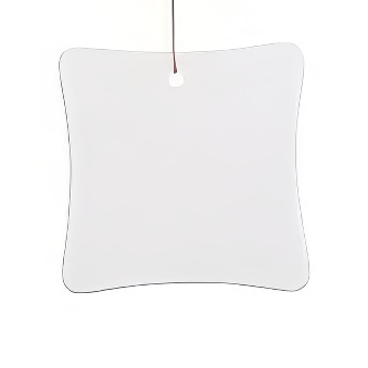 Ceramic pendant for sublimation - square