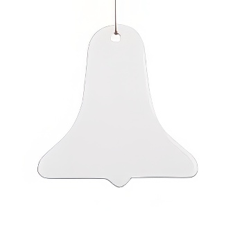 Ceramic pendant for sublimation - bell