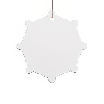 Ceramic pendant for sublimation - steering wheel