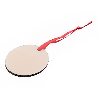 Oval pendant for sublimation, engraving and thermal transfer with laser printer