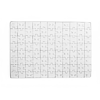 Fabic puzzle for sublimation - 80 elements