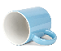 Coloured with White Inner Mugs