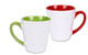Coloured Inside and Handle Latte Mugs