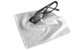 Microfiber cleaning wipes and cases for glasses