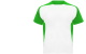 With colour side panels and sleeves 140g polyester