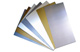 Metals for nameplates and signs