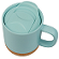Lid and Cork Bottom Mugs