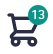 Button with a link to the shopping cart