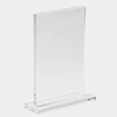 Glass Statuette Laser Engraving - Rectangular