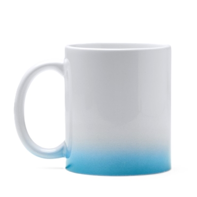 White sublimation mug - colored base