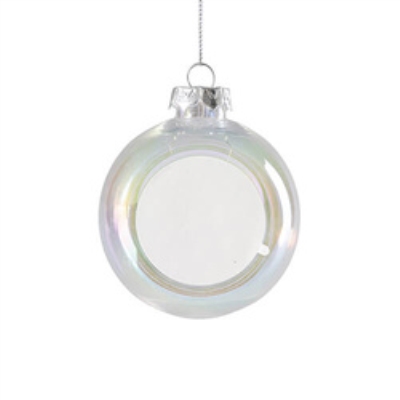 Christmas bauble for sublimation - semi-transparent
