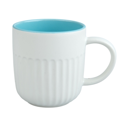 Sublimation Mug - Ribbed Surface, Coloured Inner