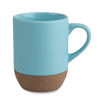 Coloured, Matte Coffee Sublimation Mug with Cork Base