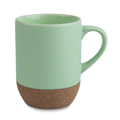 Coloured, Matte Coffee Sublimation Mug with Cork Base