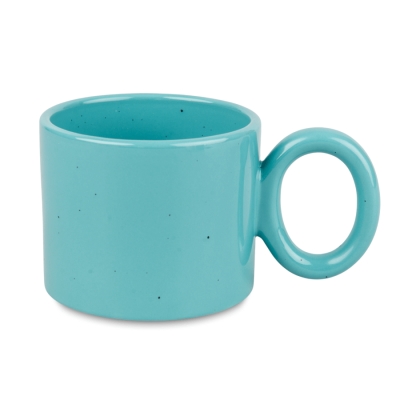 Wide Speckled Sublimation Mug with Round Handle - Coloured