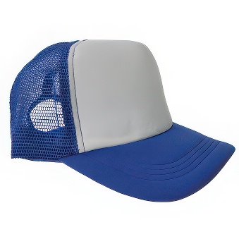 Sublimation Cap with White Front and Mesh Back