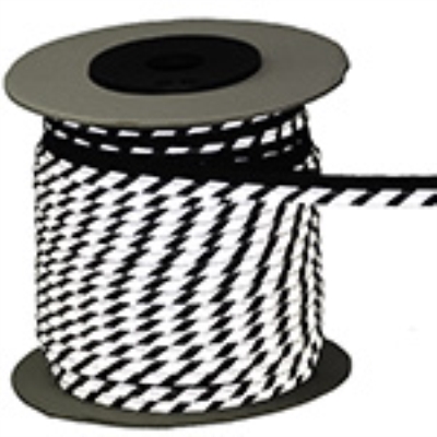 Flexible reflective sewn in edging