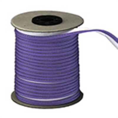 Flexible reflective sewn in edging