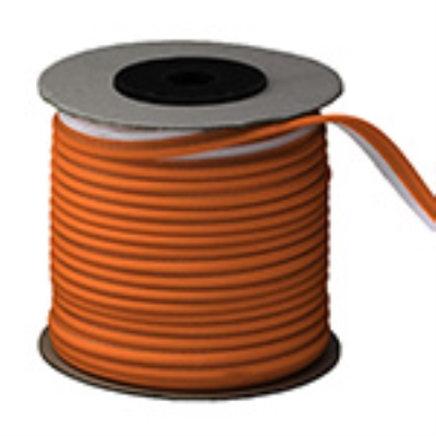 Flexible reflective sewn in edging