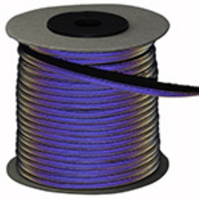 Flexible reflective sewn in edging