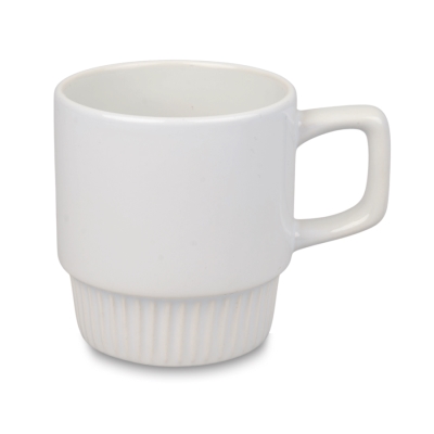 Ribbed Stackable Sublimation Mug
