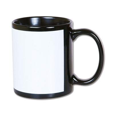 Sublimation Mug with White Printable Panel