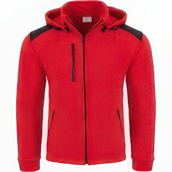 Premium Men&rsquo;s polar fleece with hood