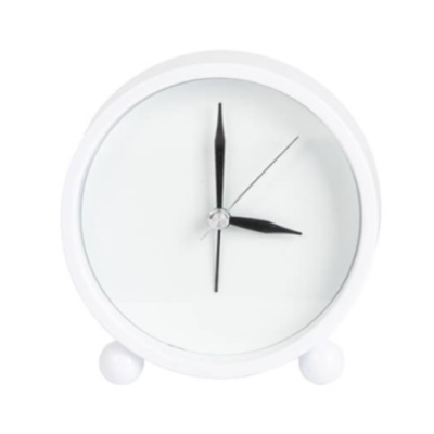 Alarm clock with aluminum dial for sublimation