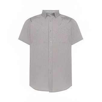 Formal shirt for men with short sleeves