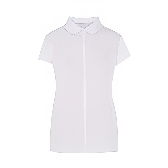 Formal shirt for women with short sleeves