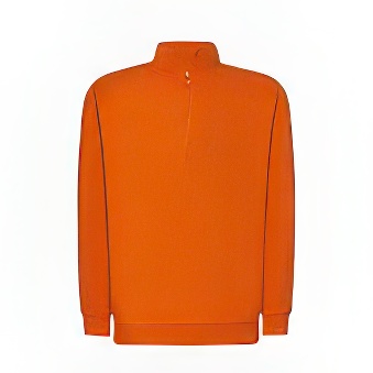 Men sweatshirt with zip half for printing