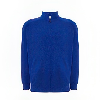 Men sweatshirt with zip for printing