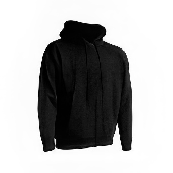 Men’s sweatshirt with zip for printing