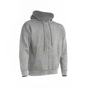 Men&rsquo;s sweatshirt with zip for printing