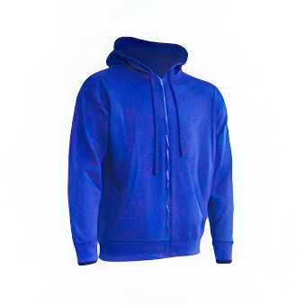 Men&rsquo;s sweatshirt with zip for printing
