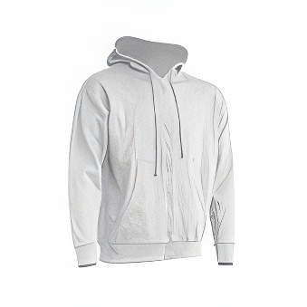 Men&rsquo;s sweatshirt with zip for printing