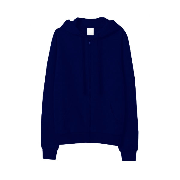 Women&rsquo;s sweatshirt with zip for printing