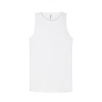 Sleeveless Urban T-shirt for printing