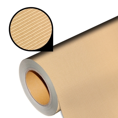 Flex foil with metallic fabric structure