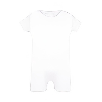 Baby body for printing