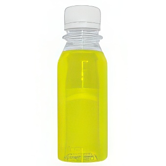 Cleaning fluid for print heads - yellow. inside